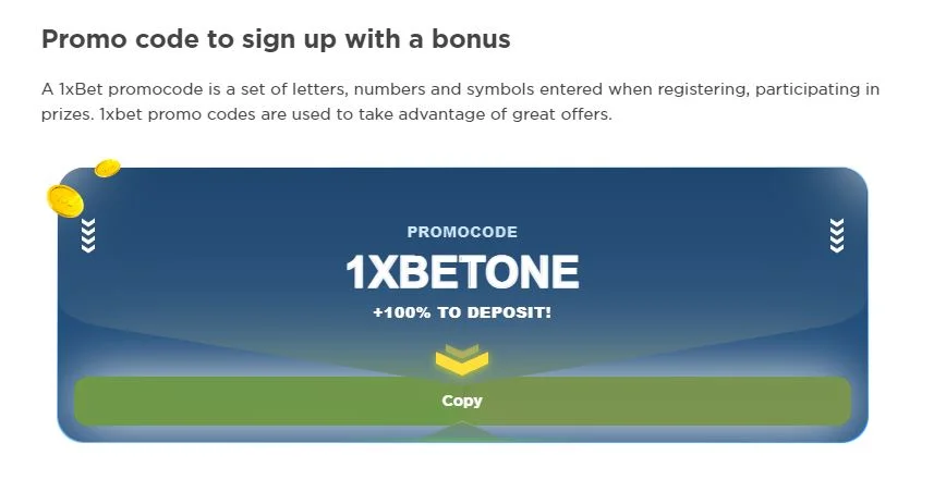 promo kodu 1xbet